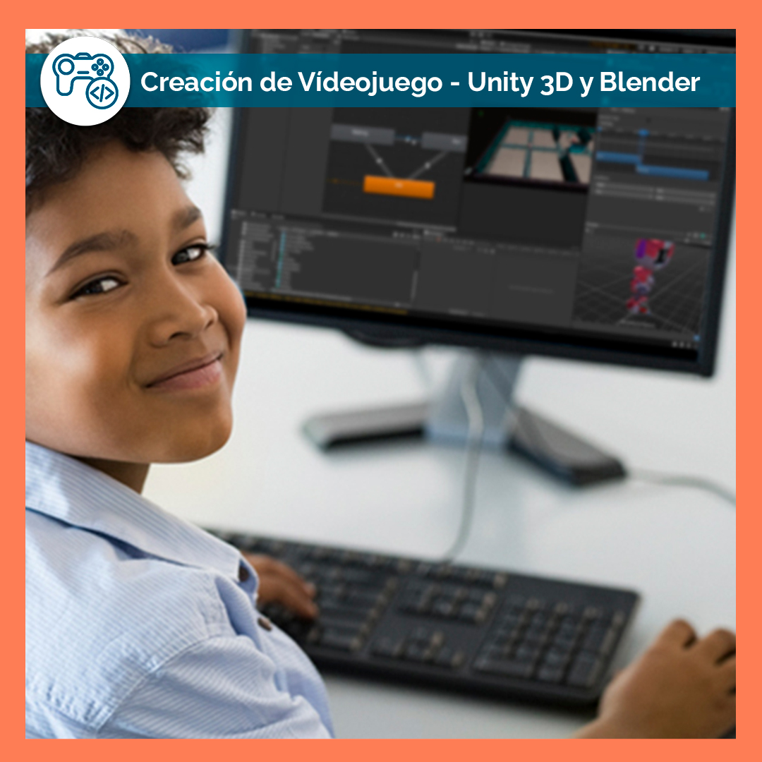 En este momento estás viendo 🎓Curso Programación de Vídeojuegos🎮 con Unity 3D y Diseño 3D con Blender